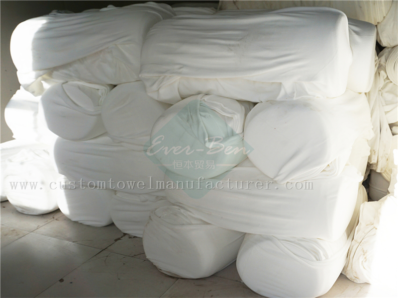 China Custom bulk Produce anti frizz microfiber hair towel Factory Bulk White Hotel Towel Cloth Supplier